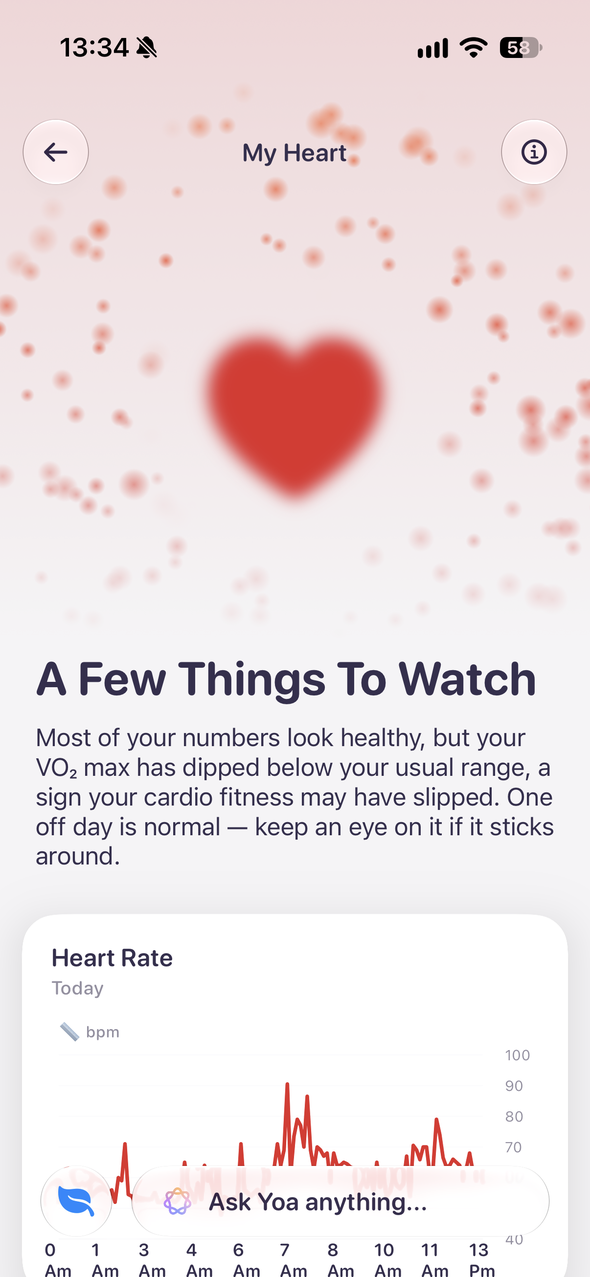 Yoa My Heart screen